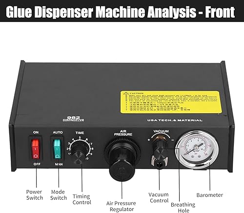 Miniatura 2 de SPZDJ982A Máquina dispensadora de pegamento semiautomática DC24V Pasta de soldadura Dropper Pantalla digital Pasta de soldadura Controlador de