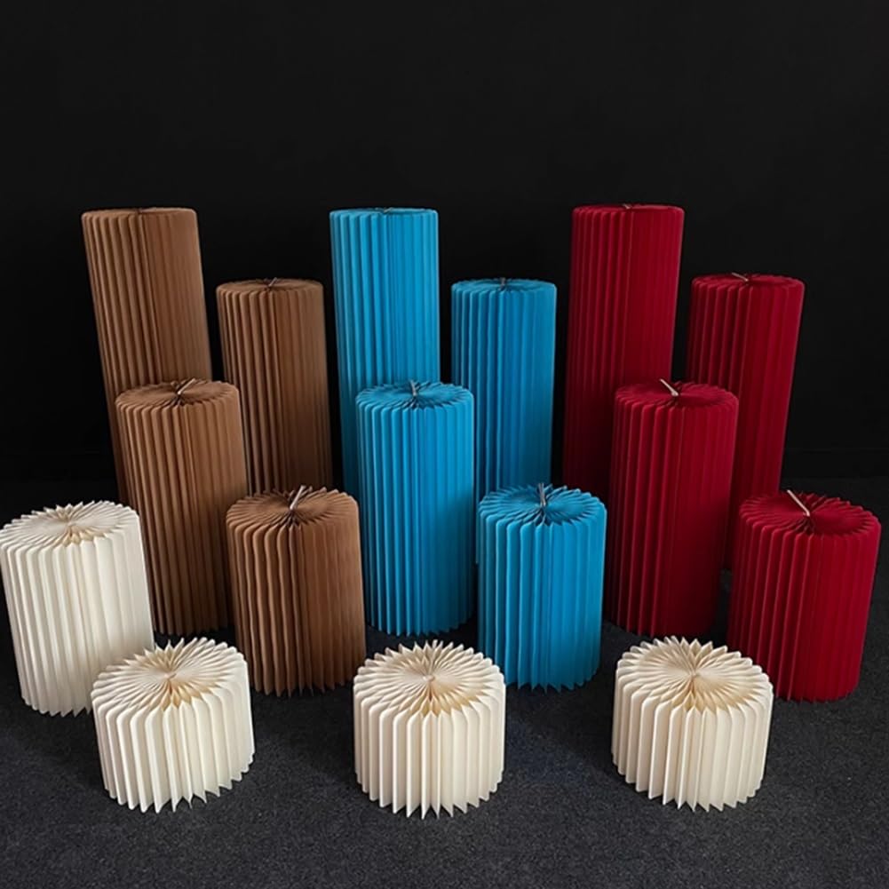 Socles Cylindriques Pliables pour Fêtes