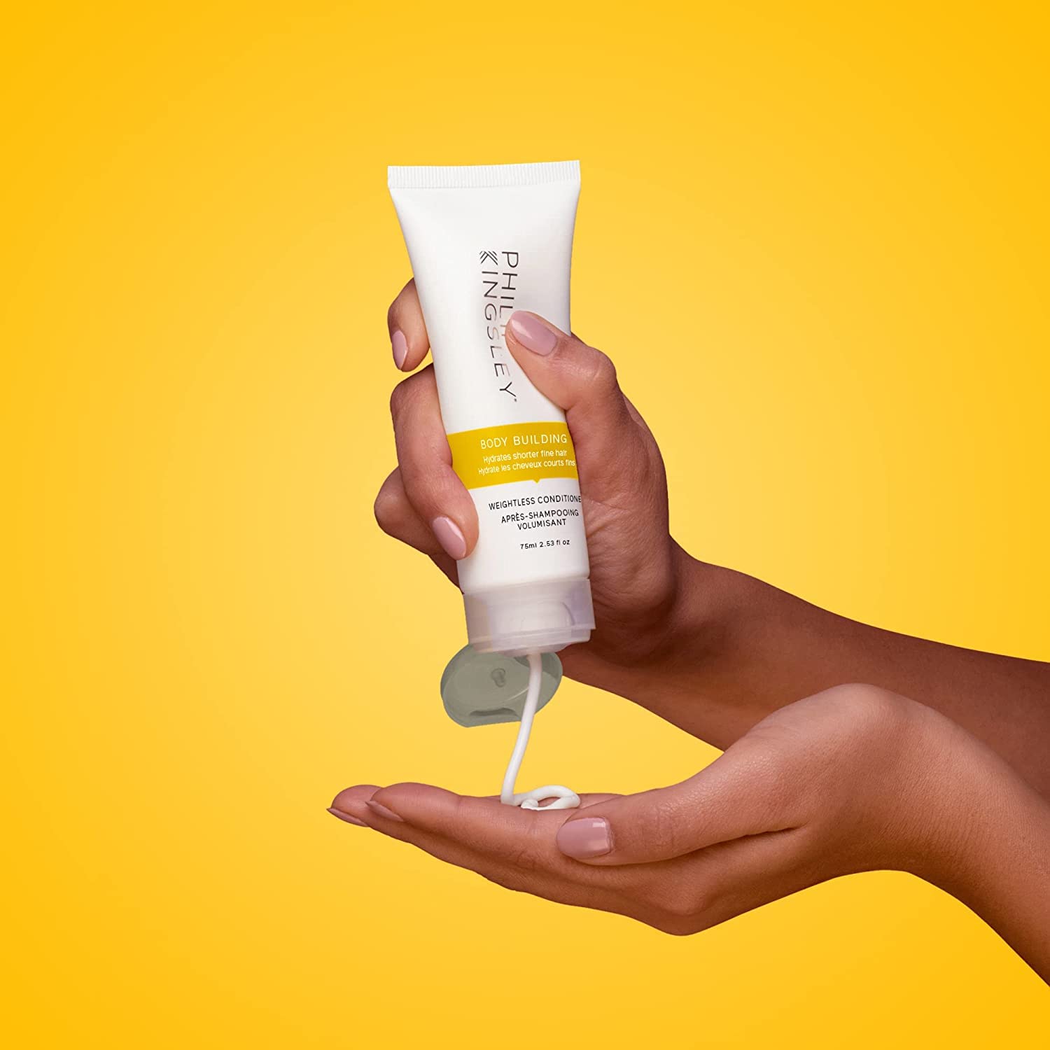 PHILIP KINGSLEY | Body Building Weightless Conditioner | Volumizing Conditioner for Fine, Limp, Flat, Flyaway Short Hair | Hydrates, Thickens, Lifts and Adds Volume and Shine | 2.53oz - Image 6