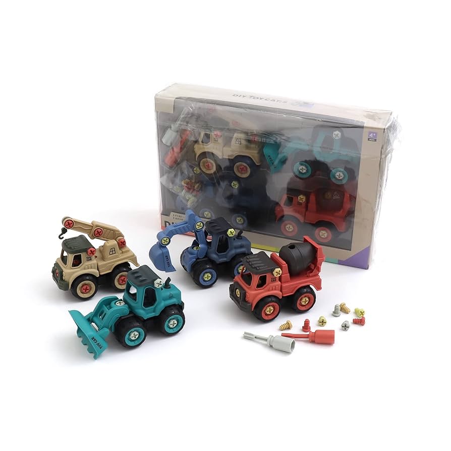 Amazon.co.jp: [F.O.TOYBOX] 組み立ておもちゃ DIY TOY CARS 4