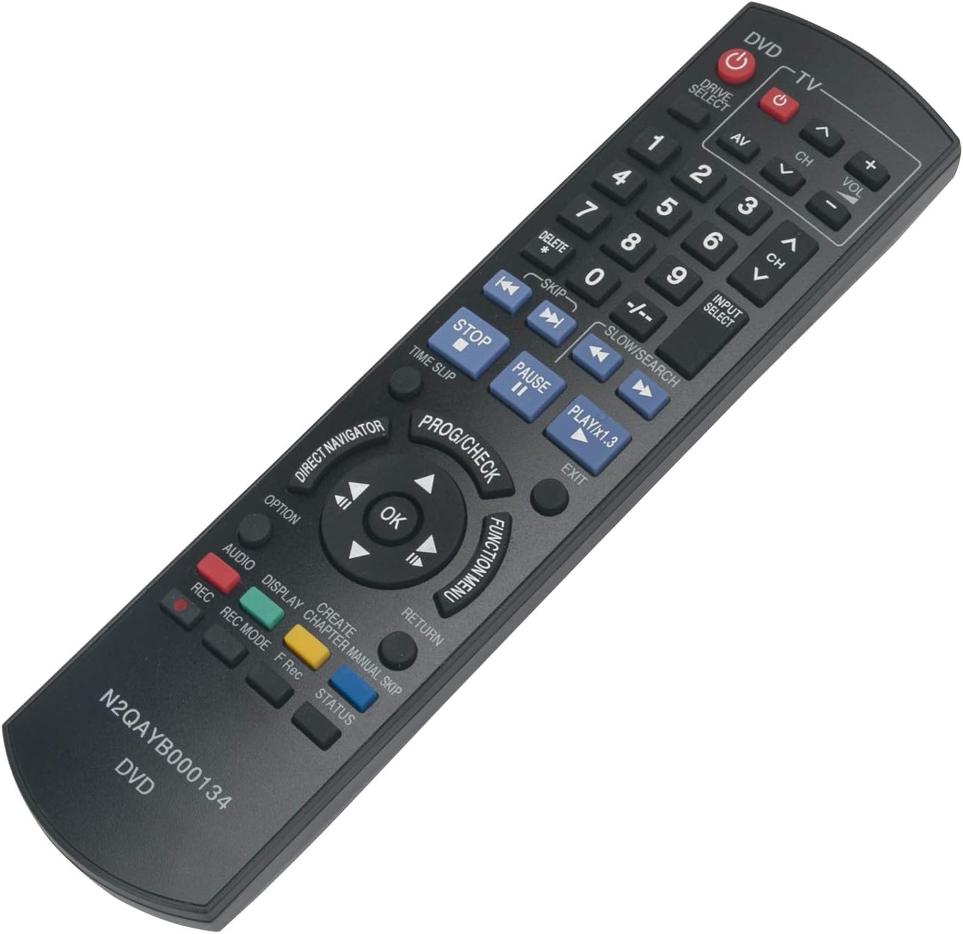 ALLIMITY N2QAYB000134 sub N2QAYB000133 Remote Control Replace for Panasonic DVD DMR-EH57 DMR-EH67 DMR-EH68 DMR-EH58 DMR-EH770 DMR-EX77 DMR-EH58 DMR-EH68 - Image 4