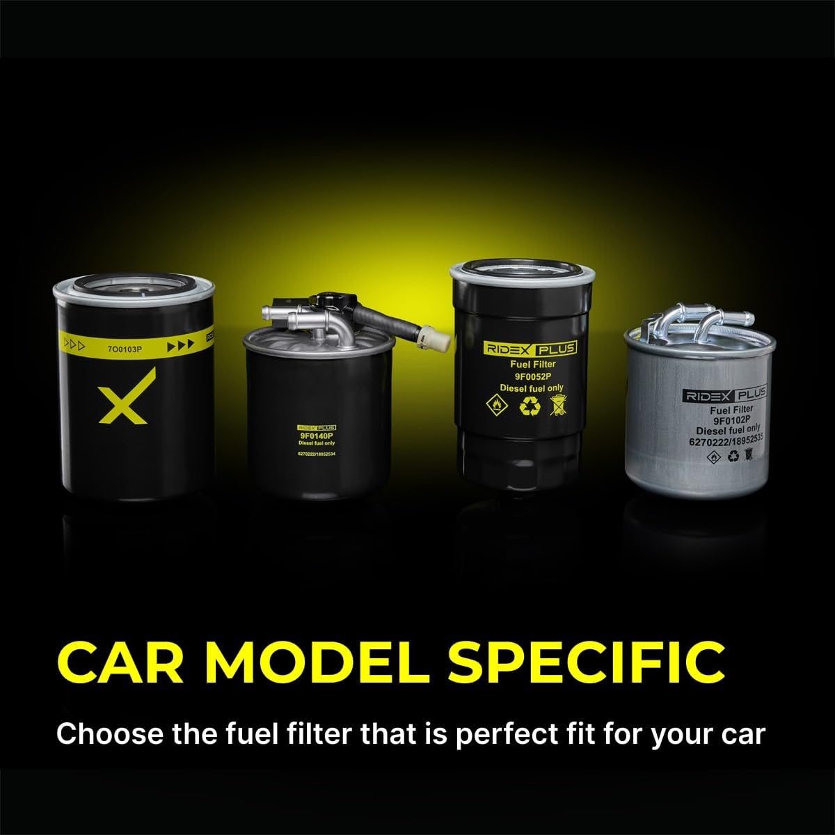 RIDEX PLUS 9F0141P Filtro combustible Compatible con MERCEDES-BENZ Clase C T-modell S204