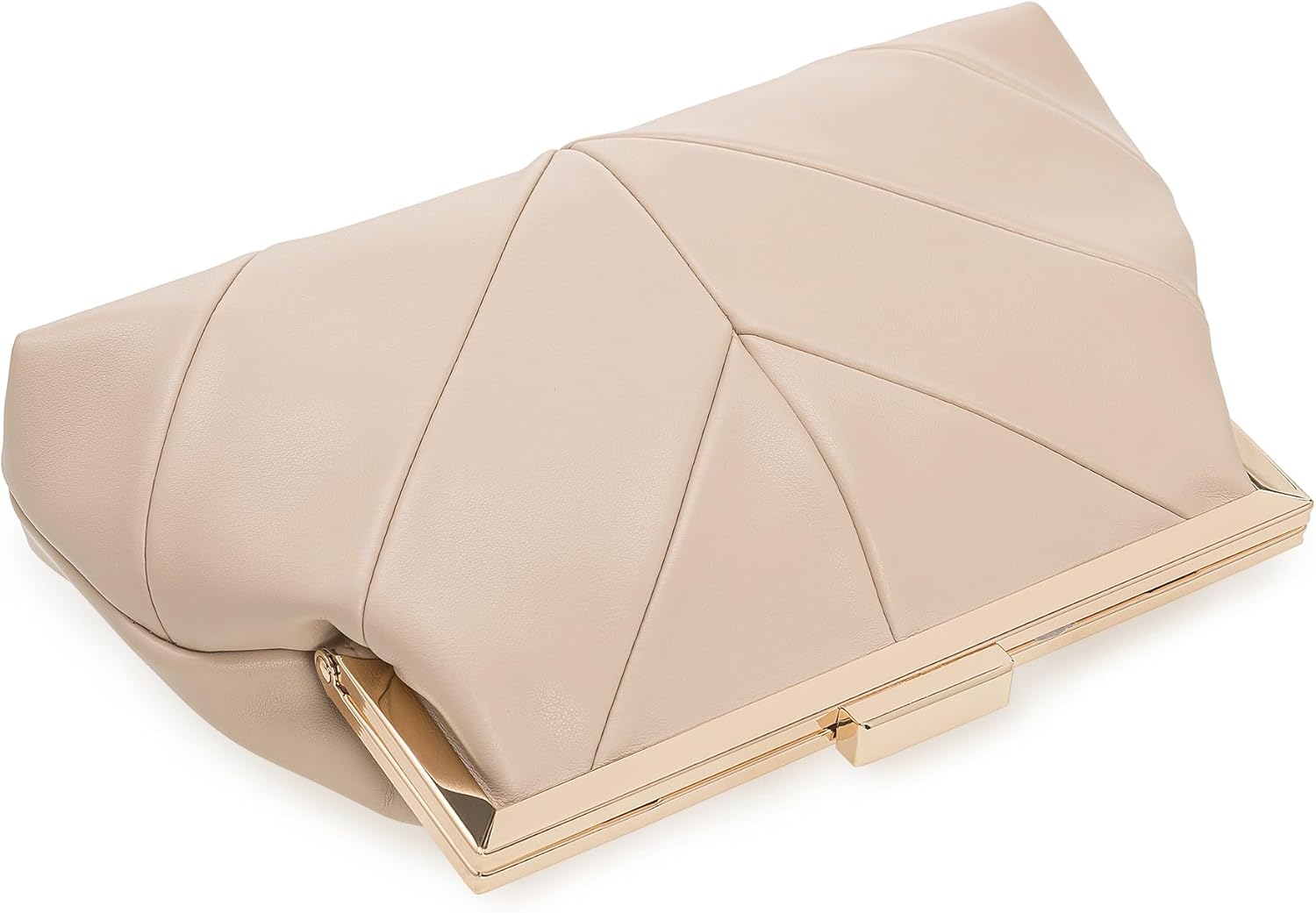 IXEBELLA PU Clutch Purse for Women Dressy Evening Bag Formal Handbag for Wedding, Prom, Cocktail Party