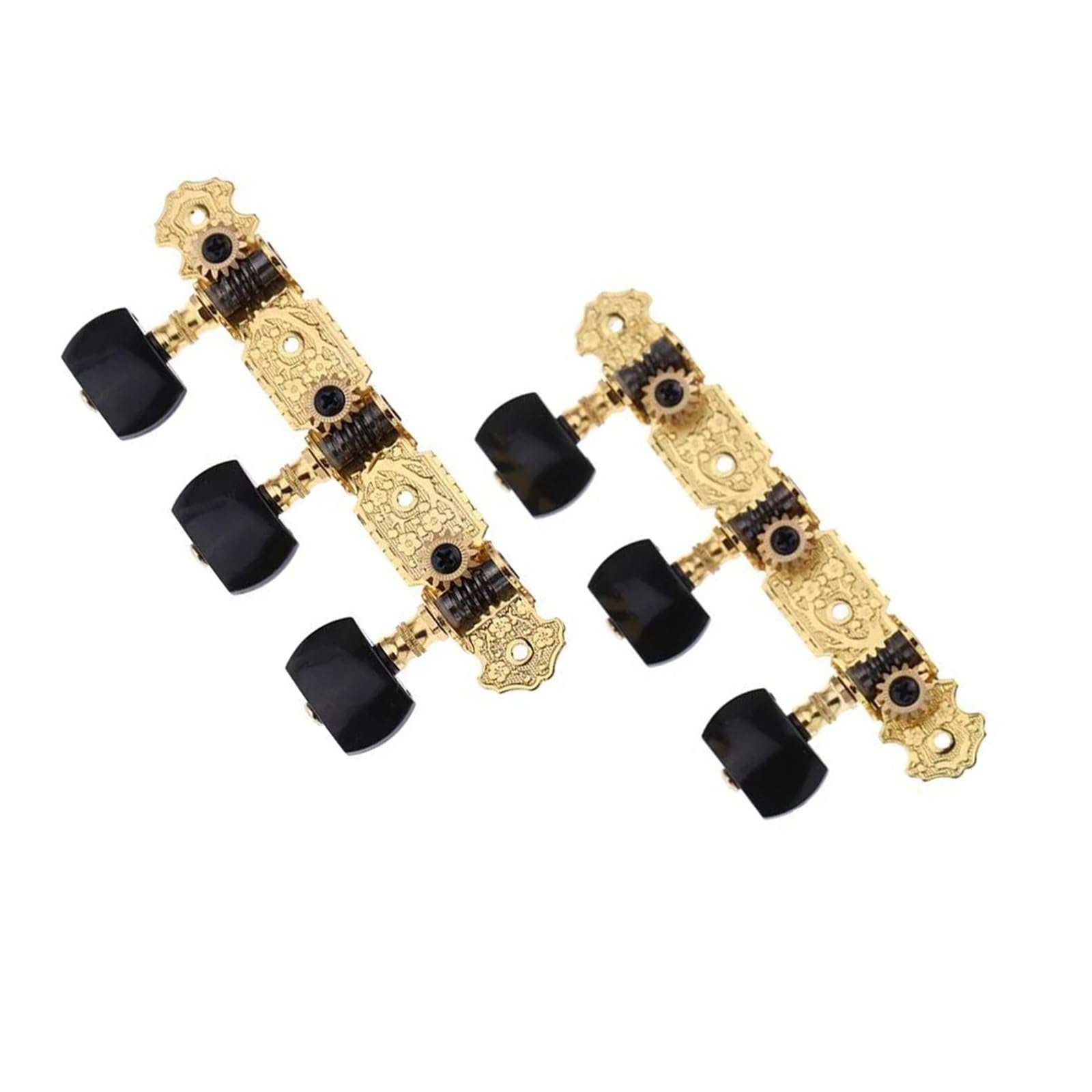 Pioli per chitarra placcati Meccaniche per chitarra durevoli placcate in oro Accessori per chitarra classica Testa Dell'accordatore Per Chitarra