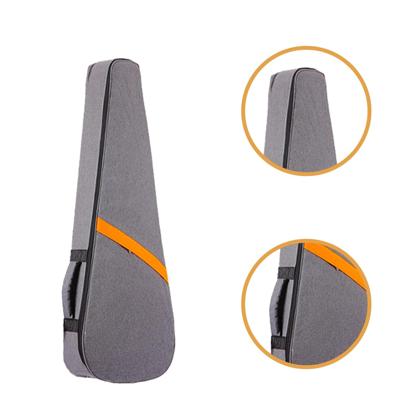 Funda de Guitarra Eléctrica Portátil con Tela Oxford Resistente Al Agua Doble Cremallera Correas Ajustables Y Base Acolchada Diseñada para Traslado Có
