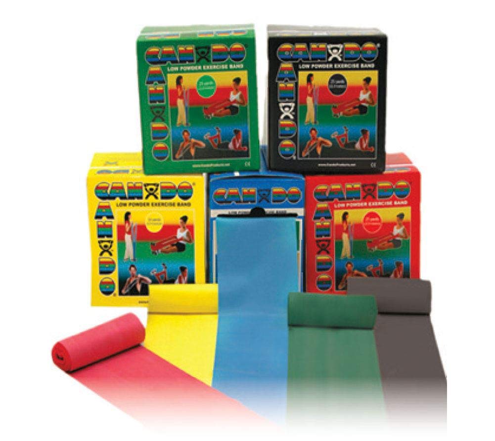 Cando Exercise Bands, Yellow, 50 yards