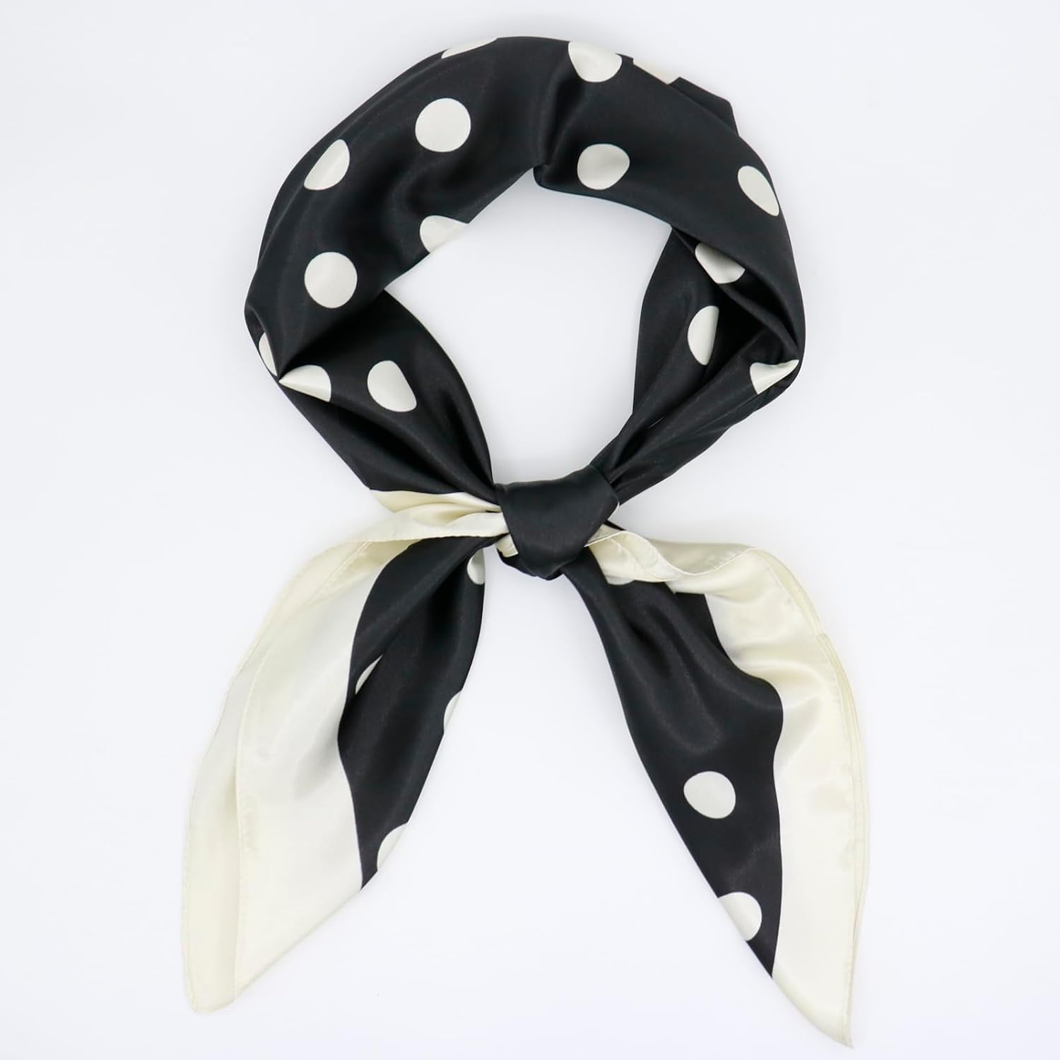 vimate 35" Square Silk Like Head Scarf - Women's Fashion Silk Feeling Scarf for Hair Wrapping and Sleeping at Night. image 3