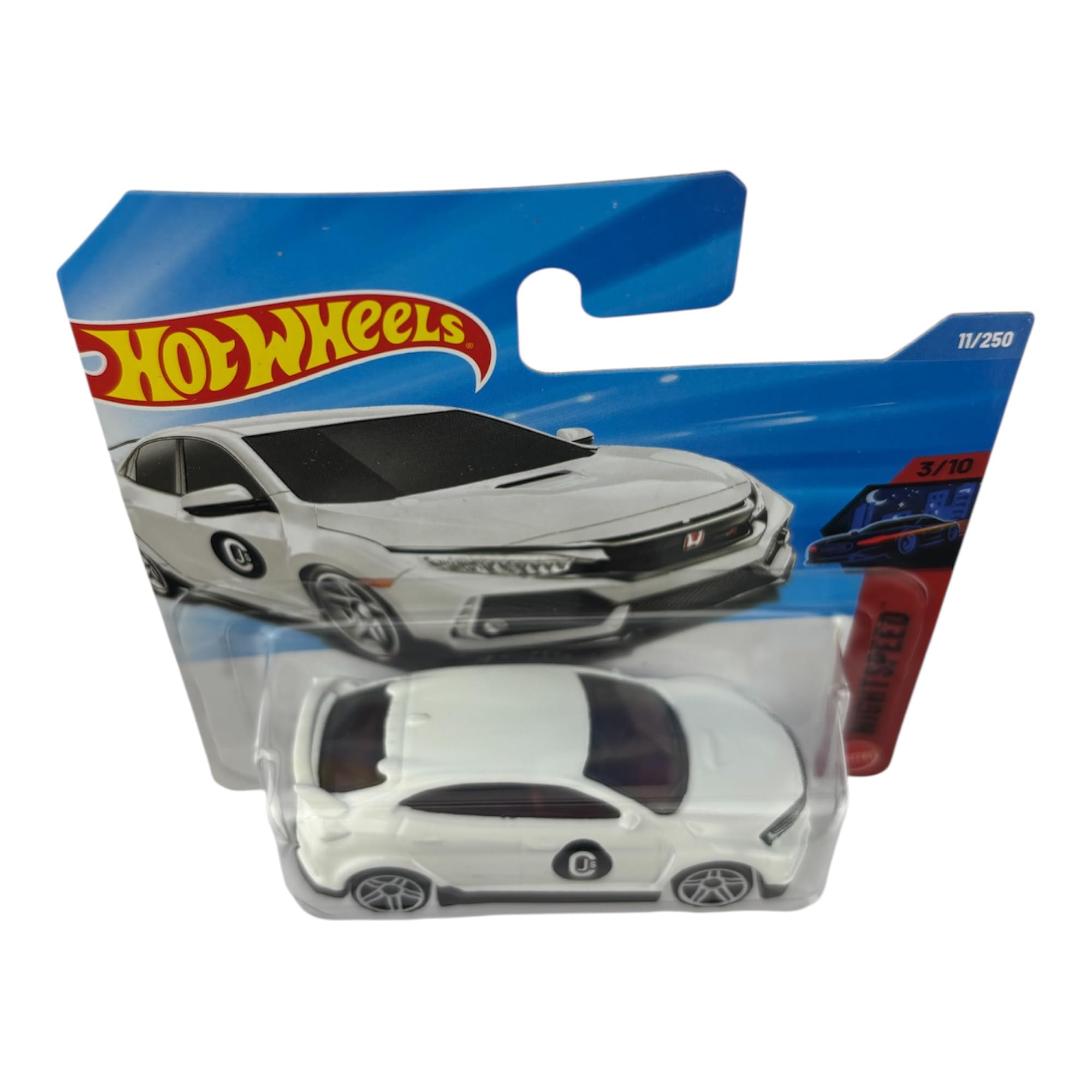 Hot Wheels - 2018 Honda Civic Type R - Night Speed 3/10 - JJH88