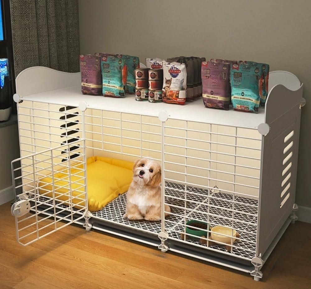 Amazon.co.jp: Acnivko犬 ゲージ 屋根付き犬ケージ 大型犬用ゲージ