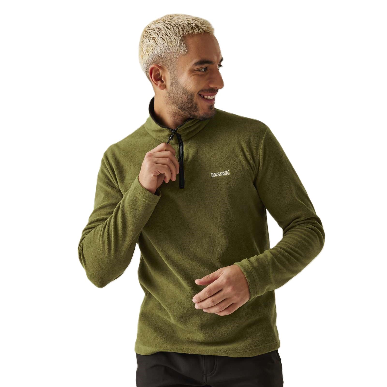 Regatta Mens Half Zip Fleece Pullover Jacket - Durable Outdoor Sports, Hiking, Cycling,Travelling, Golf, Quick Dry Extra Warm Lightweight Trekking Fleece Jacket