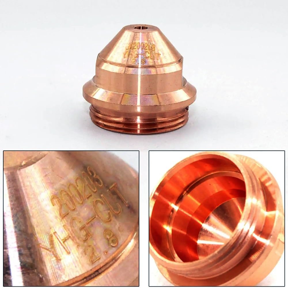 YGX200 YGX200A YGX200202 YGX200203 YGX200204 YGX200205 YGX200206 Punta Boquilla Electrodo Antorcha de Plasma CNC Máquina de Corte(B 200206)