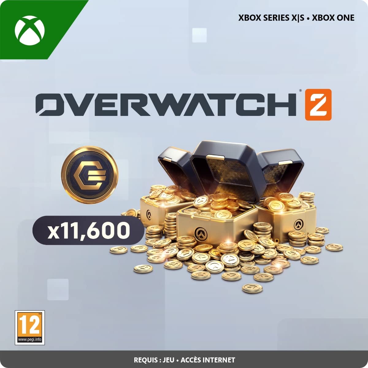 Overwatch 2 Coins - 10,000 | Xbox One/Series X|S - Code jeu à télécharger