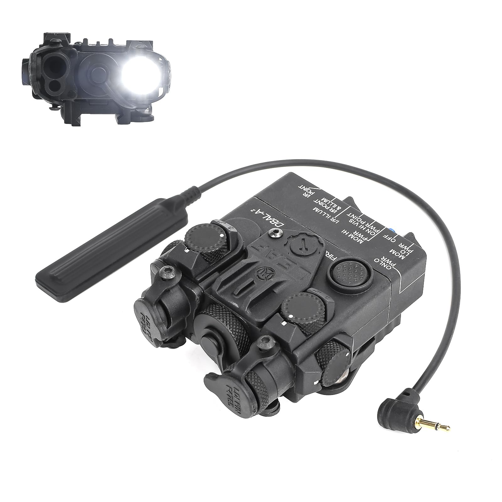 DBAL MINI フラッシュライト　デュアルボタンリモートスイッチ WADSN INSIGHTスタイル/デュアルボタン リモートスイッチ-DE/20mm