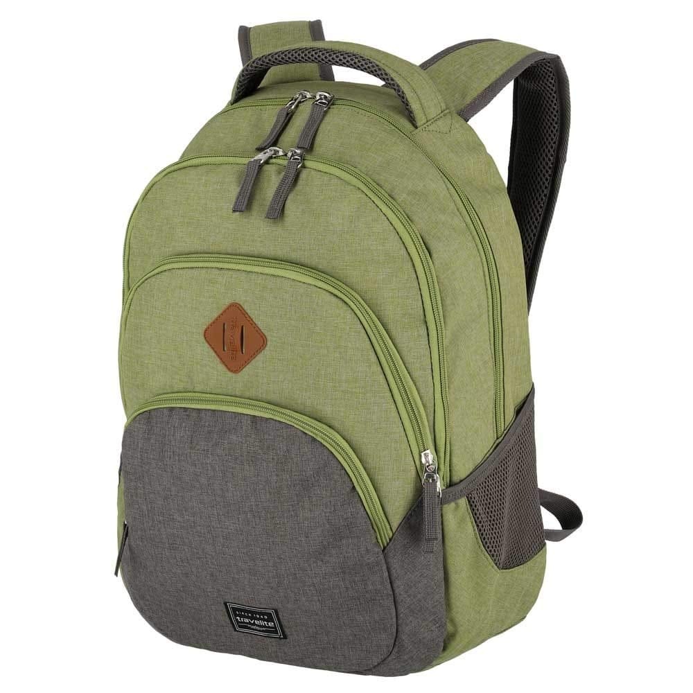 Travelite BASICS Plecak, Pojemność 22 L, Zielony/Szary