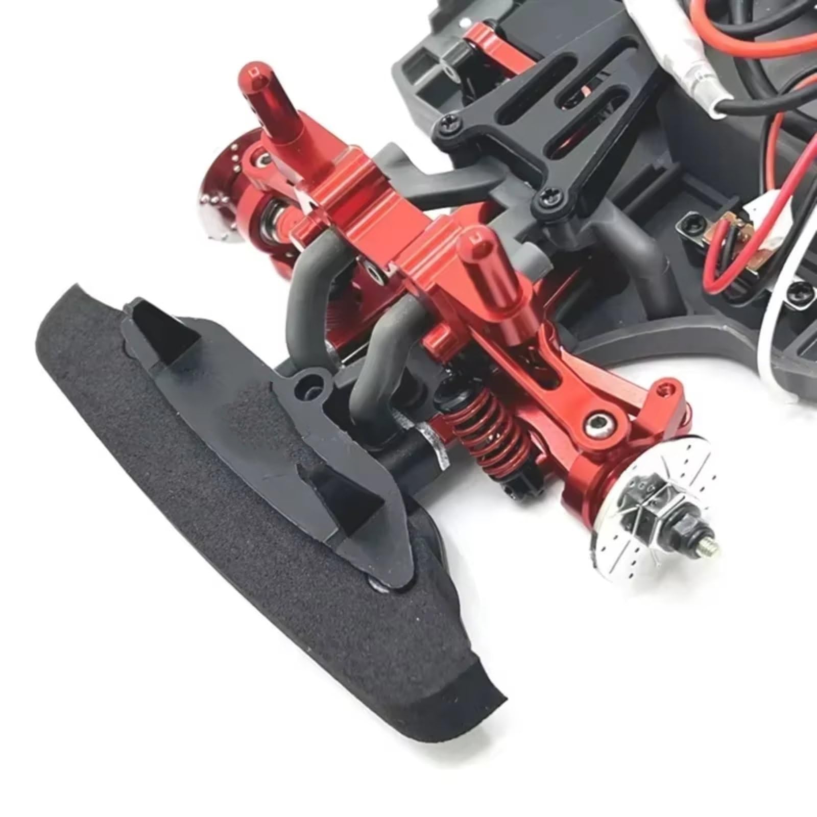 Knuckle sterujące RC do MN 38 1/16 metalowe do zestawu kubków kierownicy wahacza zdalnie sterowanego samochodu śledzone części i akcesoria ulepszone zastosowanie zastępcze (srebrne)