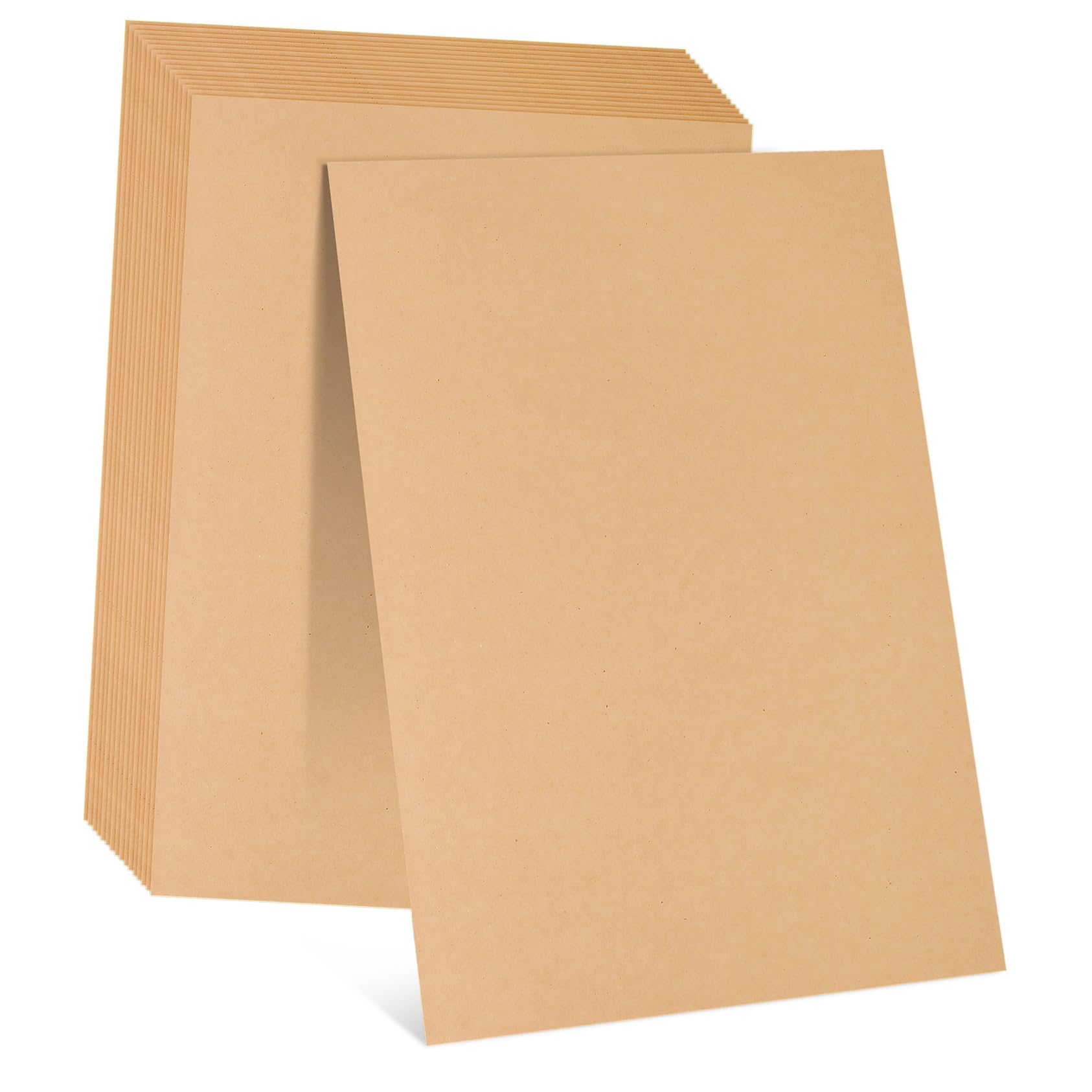 100pezzi Carta Kraft Per Crafting Scrapbooking e Progetti Fai Da Te Carta Marrone Resistente e Versatile Perfetta Per Stampa e Disegno
