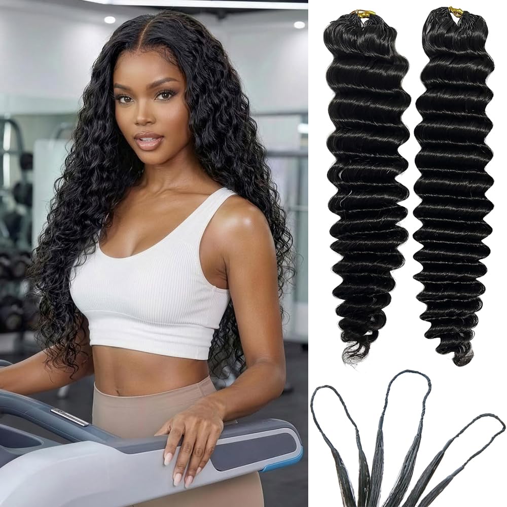 Amazon.com : Ssawhair Deep Wave Crochet Pre-Separated Human Hair