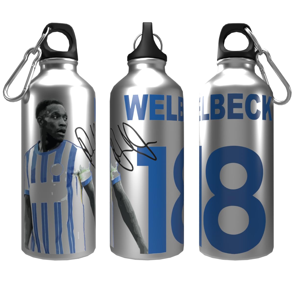 Partisan Brighton Bottle Welbeck 2-Lid Aluminium Silver 600 or 750 ml (750)
