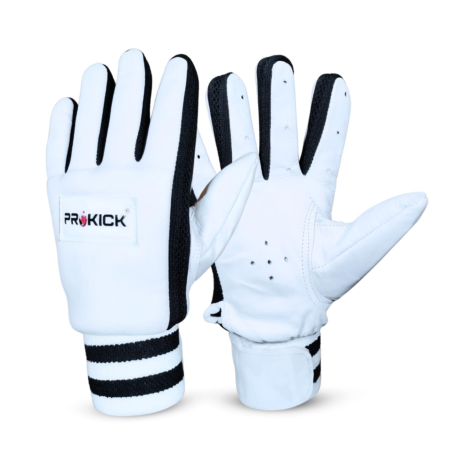 Prokick Inflare Indoor Cricket Batting Gloves Suitable for Both Right-Hand and Left-Hand Batsmen|Leather Palm,Nylon Stitching,Elastic Towel Wristband|Batting Gloves for Indoor Cricket - Mens/Adult (B0DFY43CL4) Amazon Price History, Amazon Price Tracker