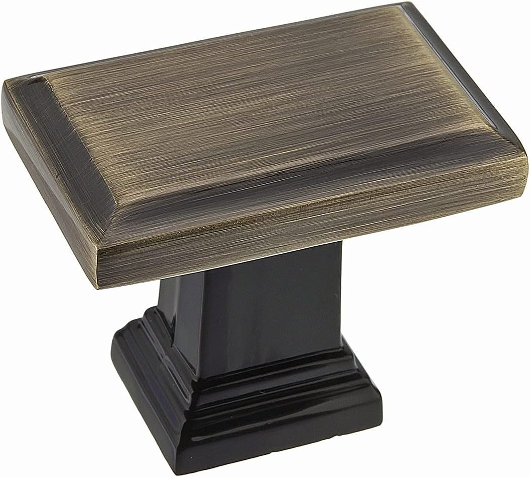 Richelieu Hardware BP79538143 Mirabel Collection 1 1/2-inch (38 mm) x 15/16-inch (24 mm) Antique Nickel Transitional Cabinet and Drawer Knob for Kitchen, Bathroom, and Furniture