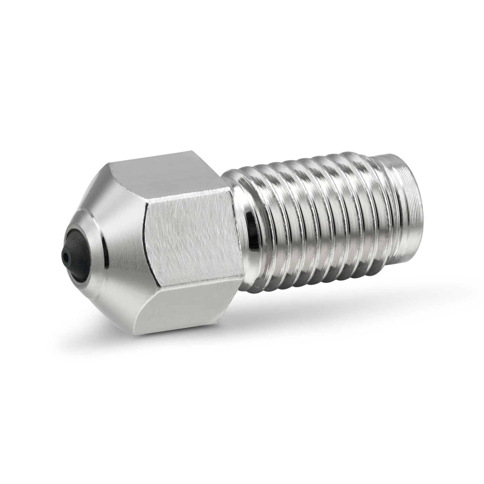 Diamant-PCD-Düse 0,4 mm für Ultimaker S5 3D-Drucker, gehärtet und hochpräzise, vernickelter Kupferkörper