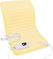 Vista 53 de Almohadillas térmicas eléctricas para espalda, hombros, caliente, para cuello y brazos, abdomen, húmeda para piernas y rodilla, apagado automático