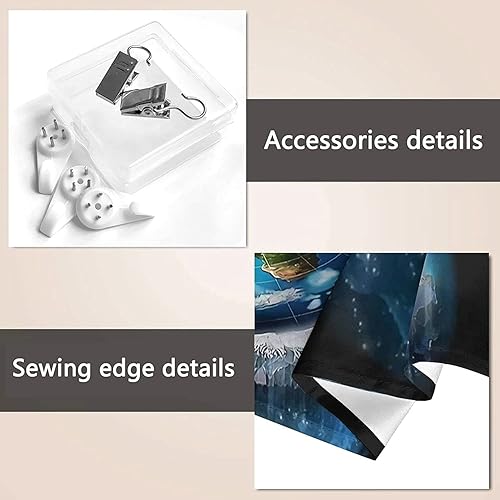 Miniatura 7 de AnnyMart Flat Earth & Dome Art Boutique - Tapiz decorativo de pared para decoración del hogar, 60 x 51 pulgadas