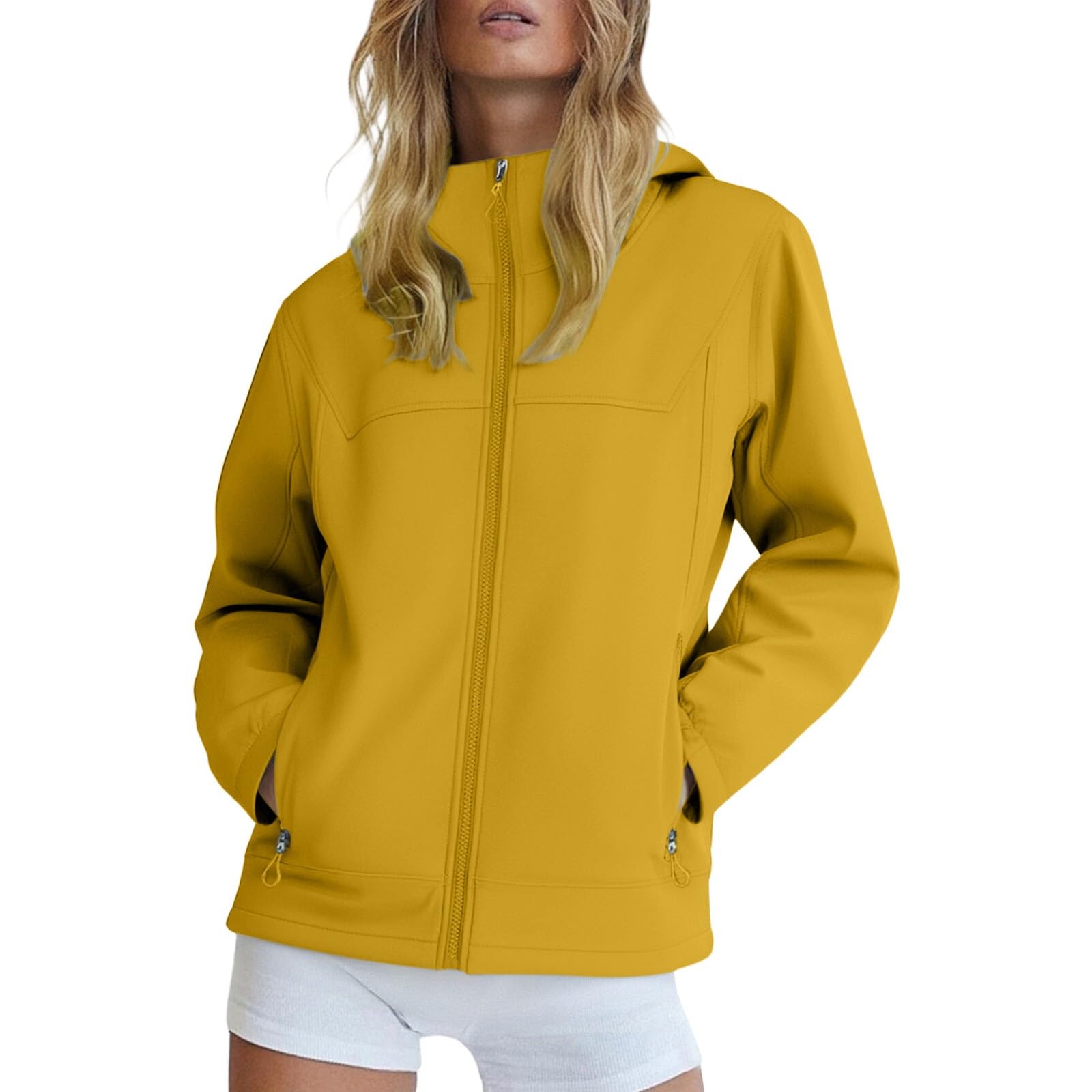 Giacca Antipioggia Da Donna, Softshell Leggera, Antipioggia, Ciclismo Traspirante, Softshell, Impermeabile Elegante E Abbigliamento Donna Trekking Giubbino Antivento Running Con
