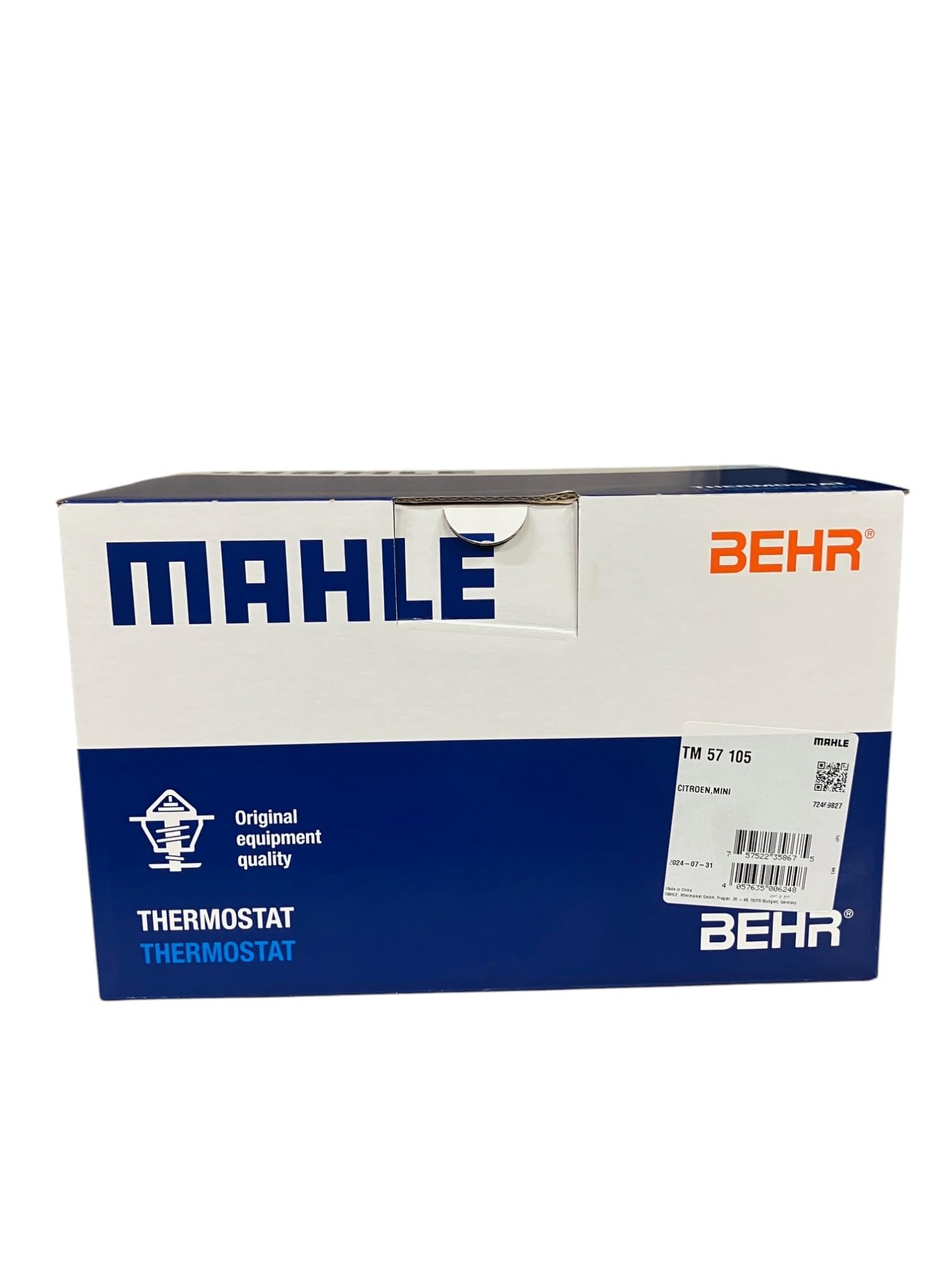 Termostat Cieczy Chłodzącej MAHLE TM 57 105 105°C