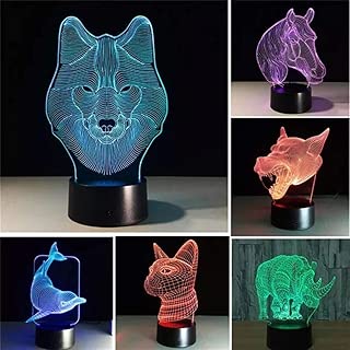 Qiuli LED Festival color Halloween Illusion 3D Lampe veilleuse TF Carte Bluetooth Haut-Parleur la cha ne Hi-FI Couleur 02