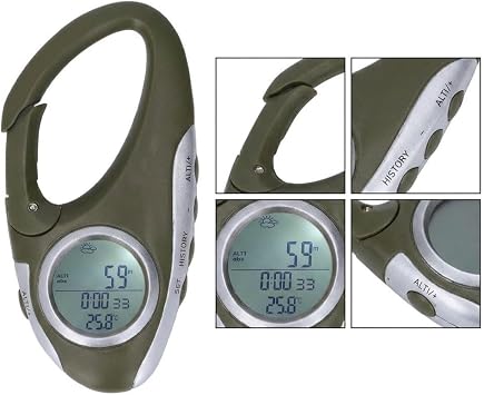 Multi-Function Altimeter Barometer for temp Time Weather Data