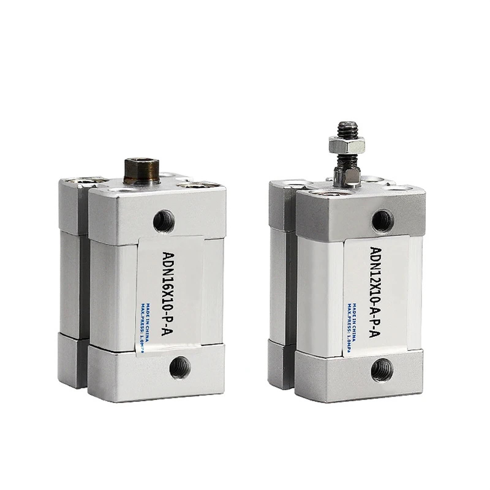 Micro vérin pneumatique ADN16 carré 5mm pour mini guidage