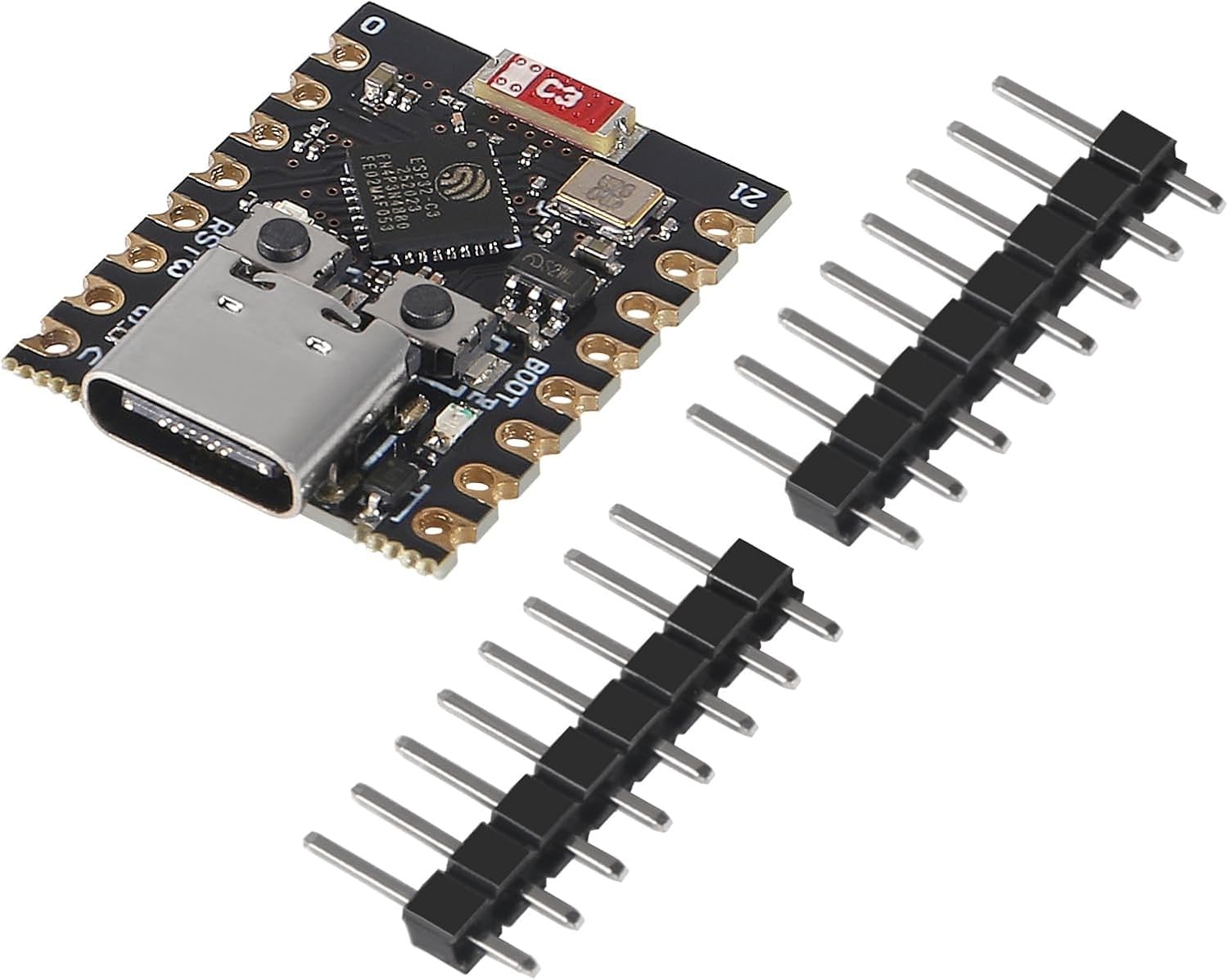 ESP32 C3 Mini Development Board - WiFi & Bluetooth 5.0, 160MHz RISC-V Processor, Ideal for IoT Projects and Arduino Compatibility