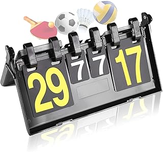 Placar Dobrável Multifuncional, 39x21x21CM, Placar Volei, Placar, Dispositivo de Pontuação, Dispositivo Portátil de Pontuação, Painel de Avaliação Portátil, Adequado para Basquete,Futebol