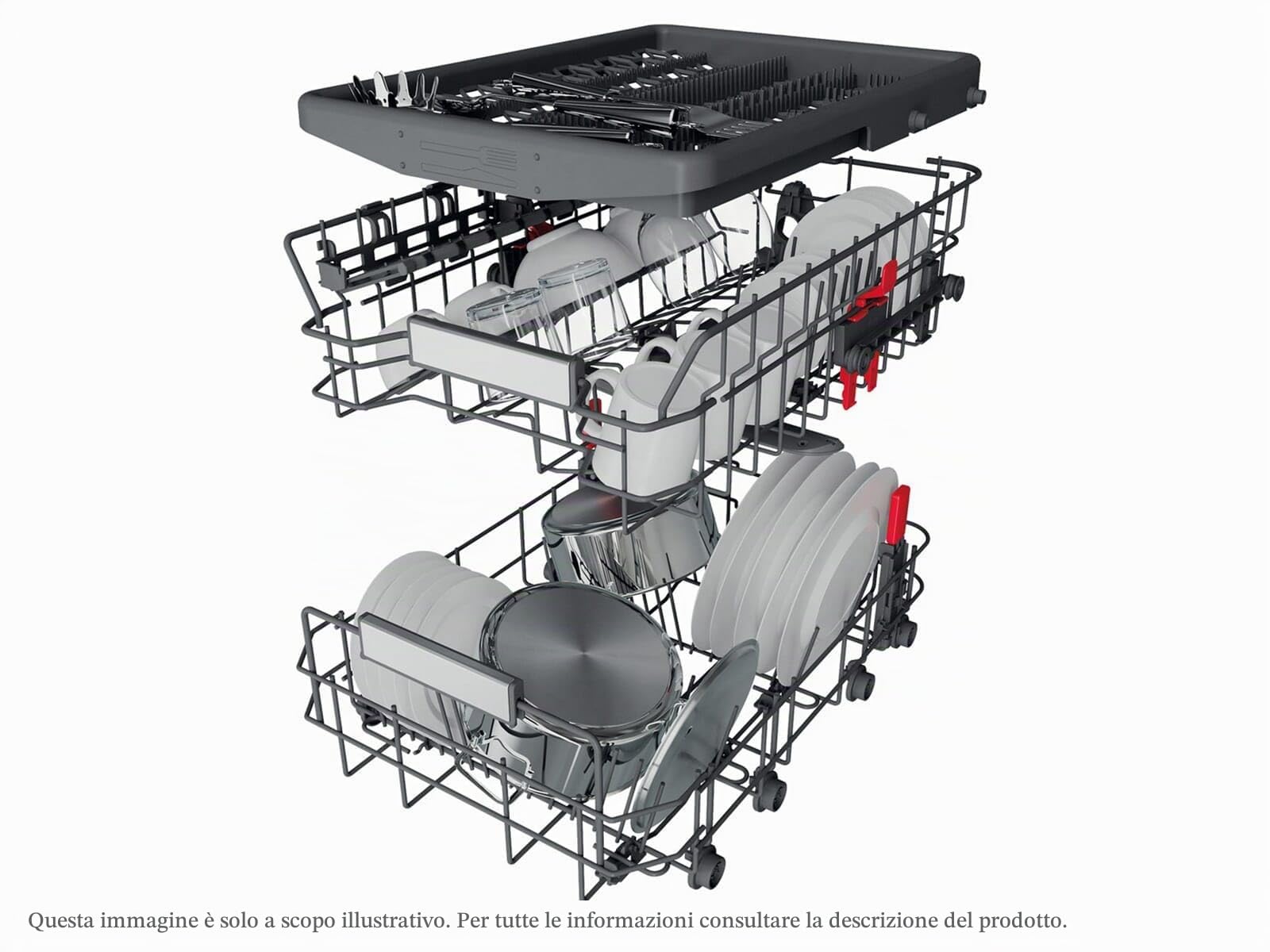 Bauknecht BSUO 3O23 PF X - Lavastoviglie sottopiano 45 cm di larghezza/cassetto per posate, protezione dall'acqua, programma igienico/sensore di sicurezza per bambini