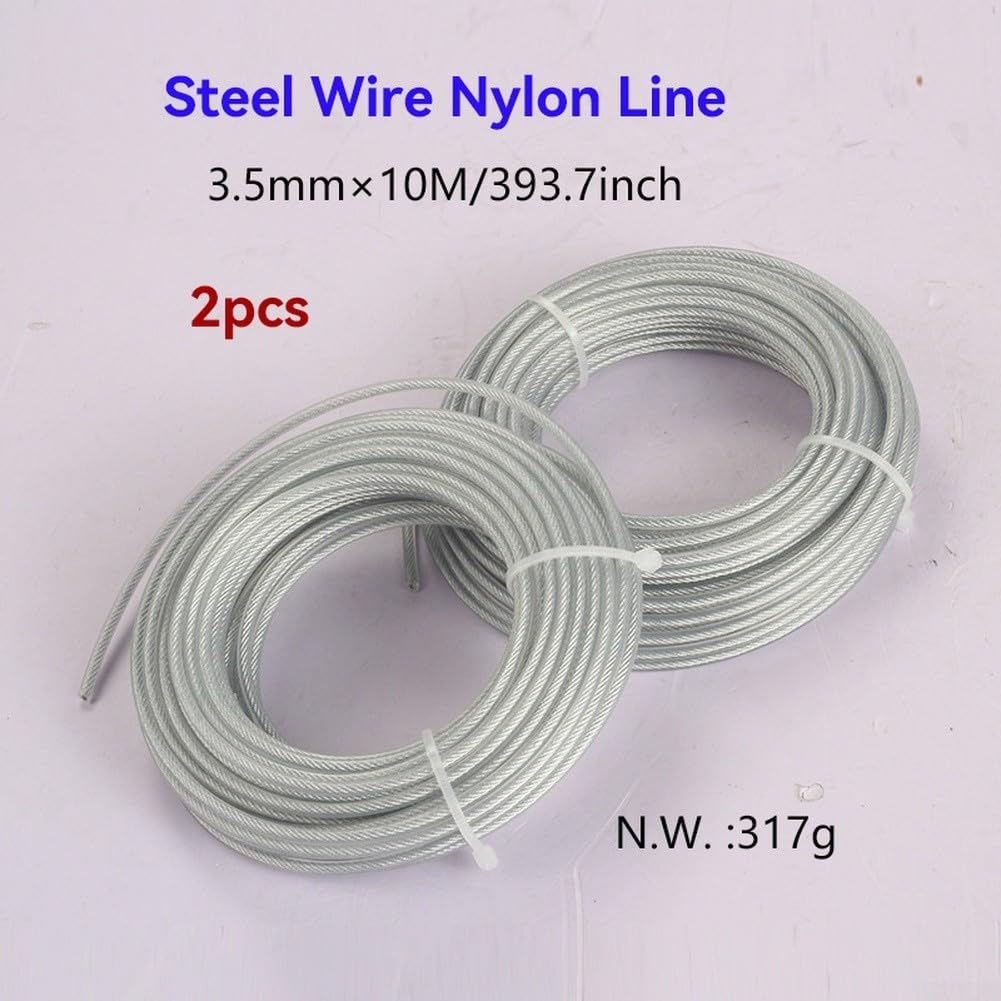 Hilo Cortabordes Nylon con Núcleo para acero, 2x10m, Diámetro 2.4mm(3.5)