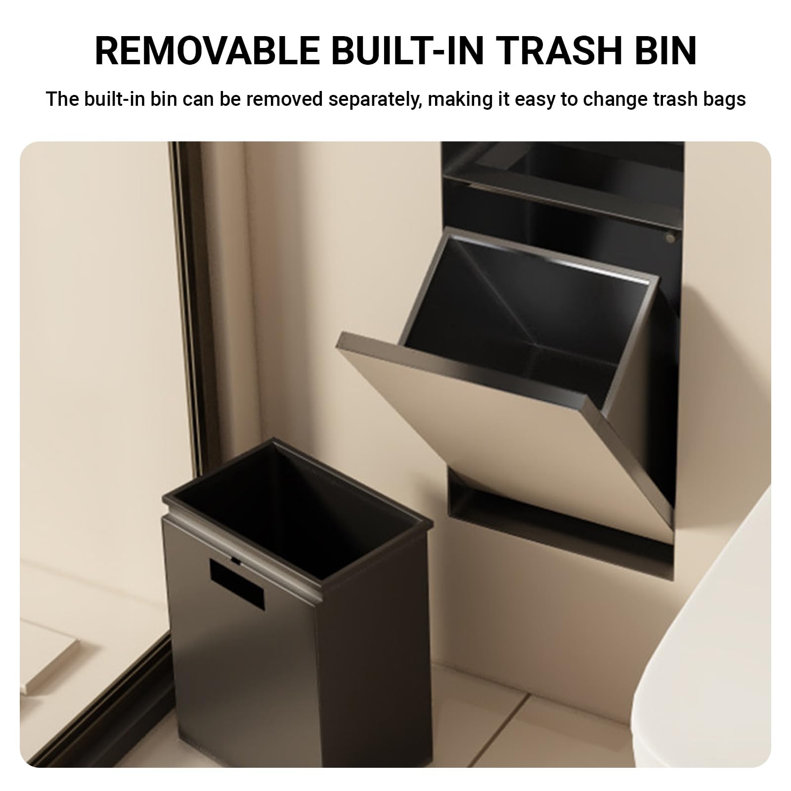 Nicchia WC invisibile piastrellabile in acciaio inox 304