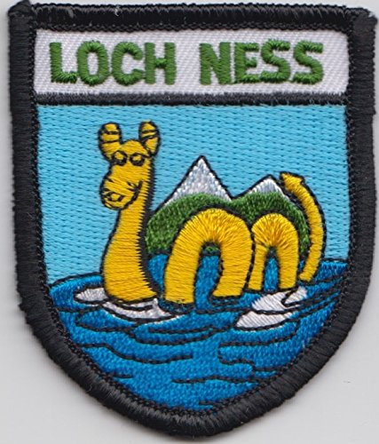 1000 Flags Loch Ness Monster Scotland Flag Embroidered Patch Badge