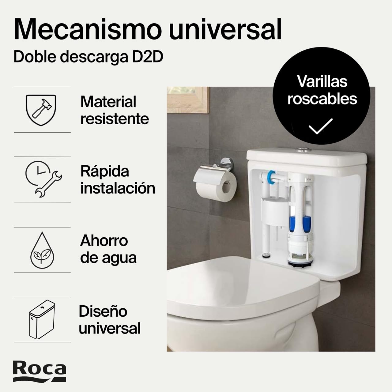 Roca - Kit Mecanismo Descarga D (AH0004800R)