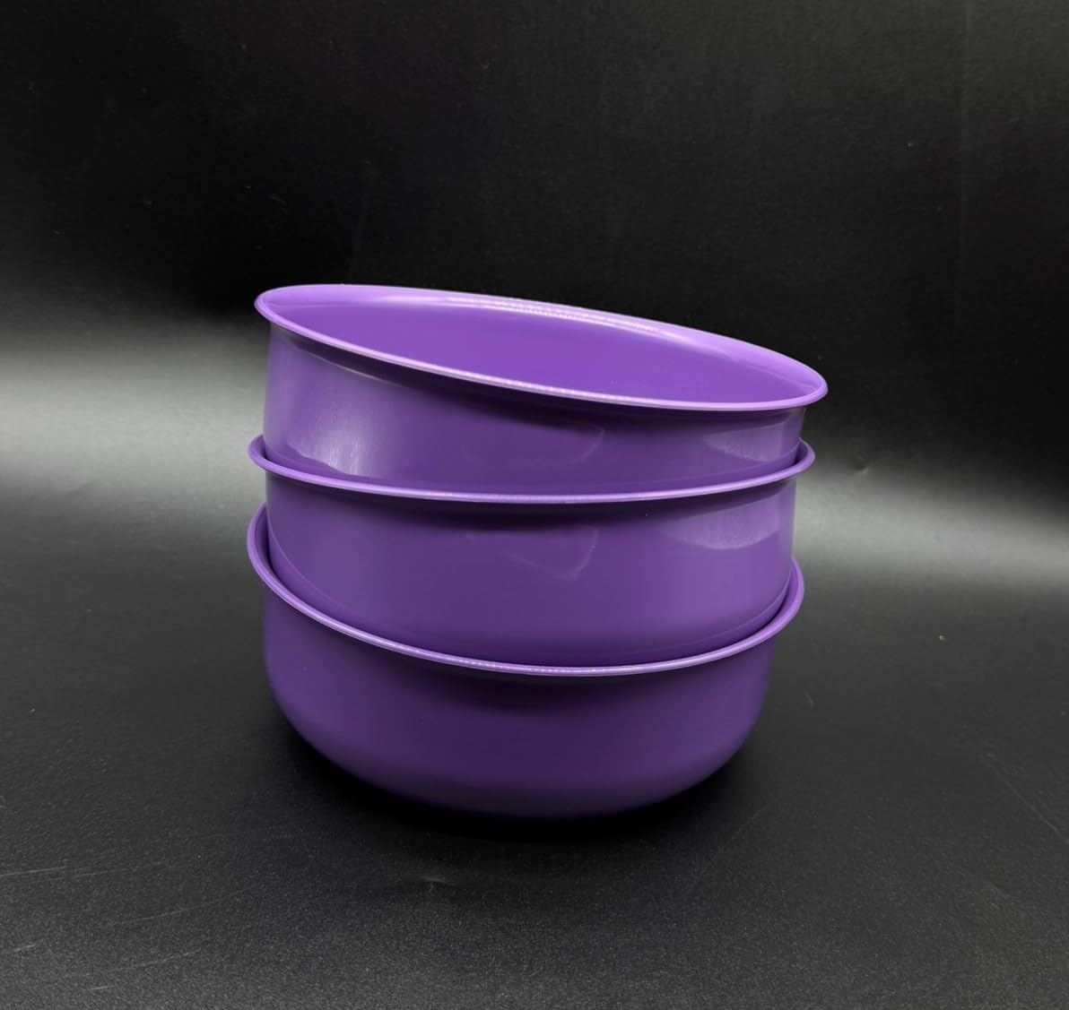 Image secondaire de Kimmel Lot de 3 Bols Violets Empilables de 17 cm