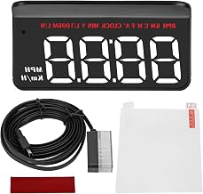 Aramox HUD Display for Car OBD2, Car Head Up Display Digital Speedometer, with Overspeed Warning, Speed Head Up Windshield Display for Cars(Aramoxeqhmtg6f75)