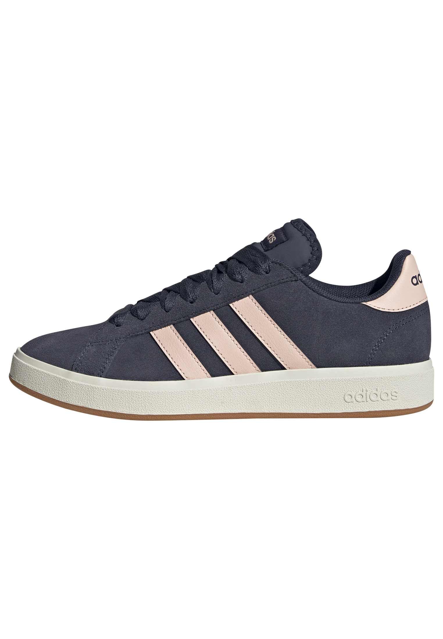 adidas Women's Grand Court Base 00s Shoes, Shadow Navy/Blush pink/GUM10, 5.5 UK