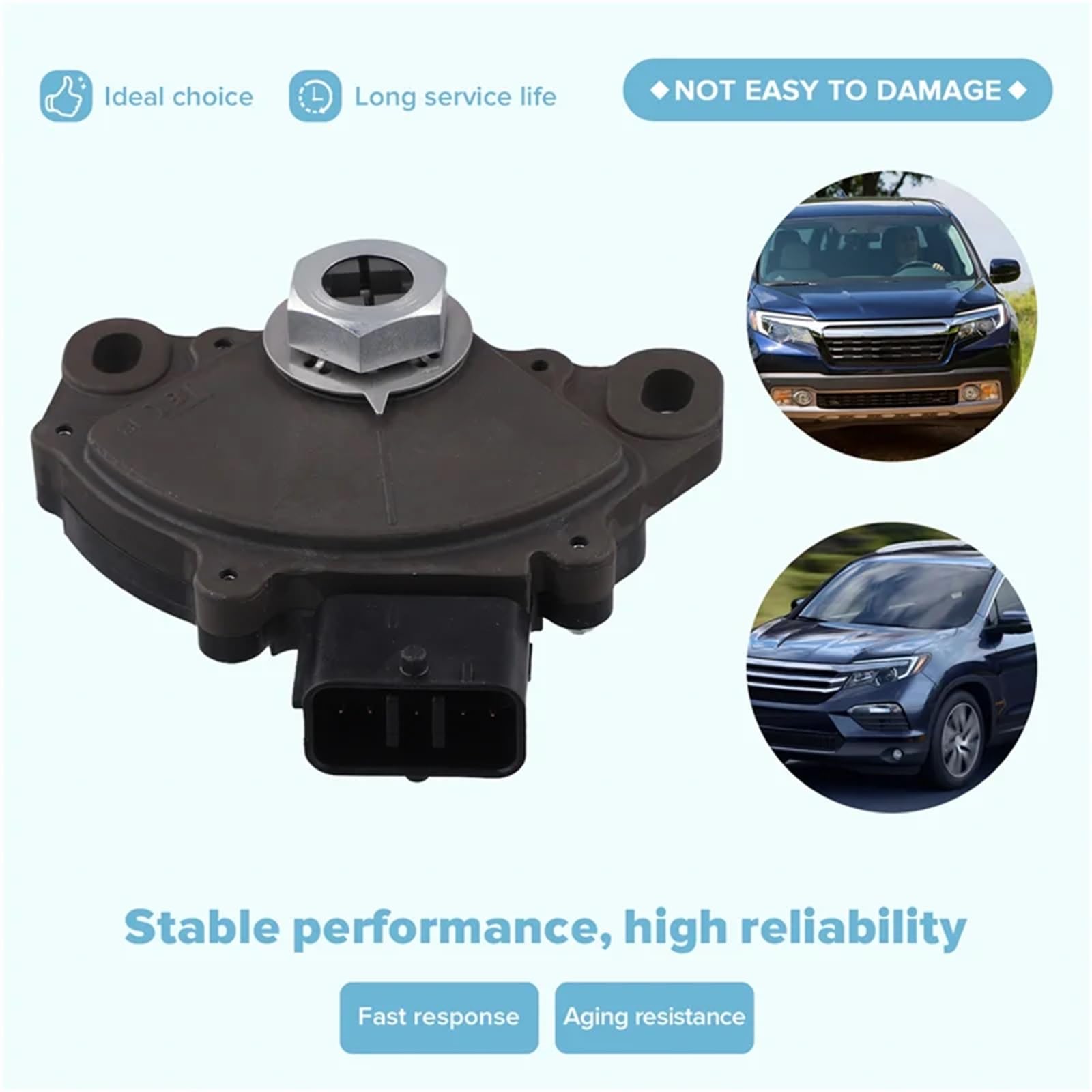 Interruptor De Seguridad De Punto Muerto Interruptor de seguridad neutral compatible con Honda Accord Crosstour Odyssey Ridgeline. Interruptor de transmisión 28900-RYF-013 y 28900-RYF-023.