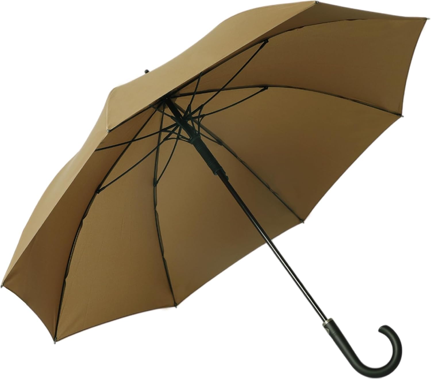 SoulRain 50 Inch Large Stick Umbrella Windproof Automatic Open Oversized J Handle Umbrellas for Men and Women Unbreakable Strong Travel Golf Umbrella