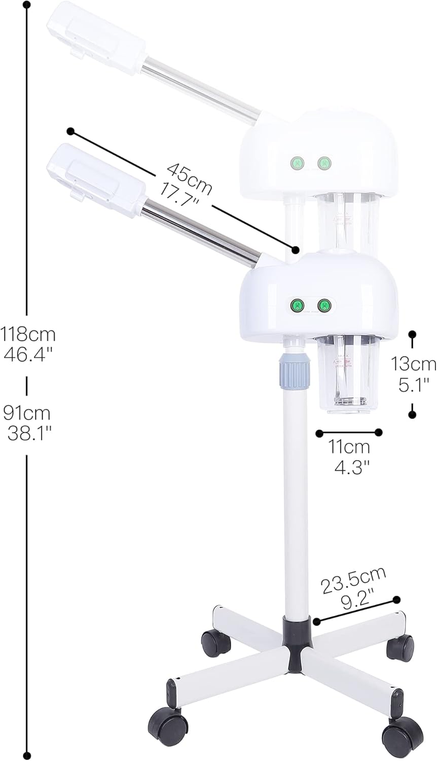 Facial Steamer, Professional Face Steamer for Facial Deep Cleaning, Hot Mist Steam Esthetician Machine for Personal Home Beauty Salon Spa Skin Care