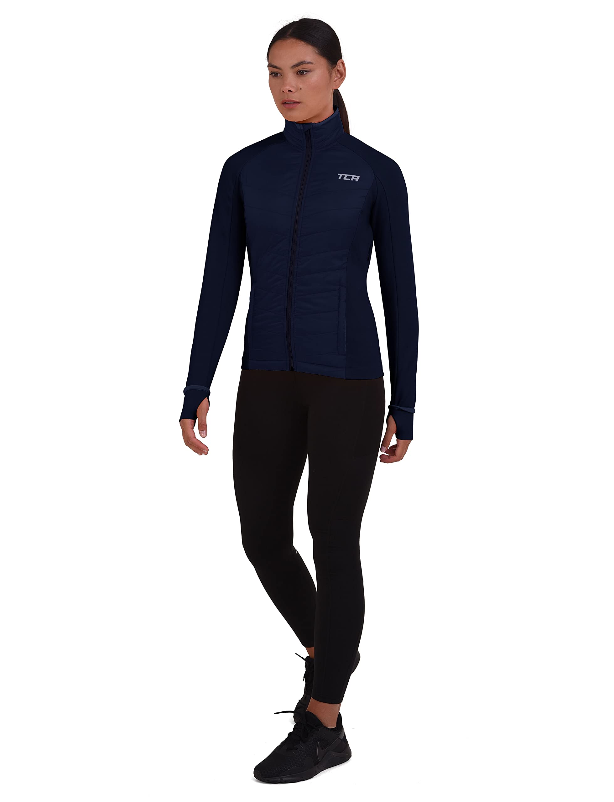 TCA Veste de Course Compacte Légère Déperlante pour Femme Excel Runner 4 Saisons