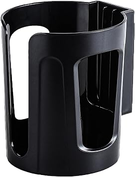 LITTLEMOLE Wall Mounted Cup Holder, Adhesive Install Large Drink Holder for All Kinds of Cups and Bottles with a Diameter of 3.15"-3.93" 8-40oz