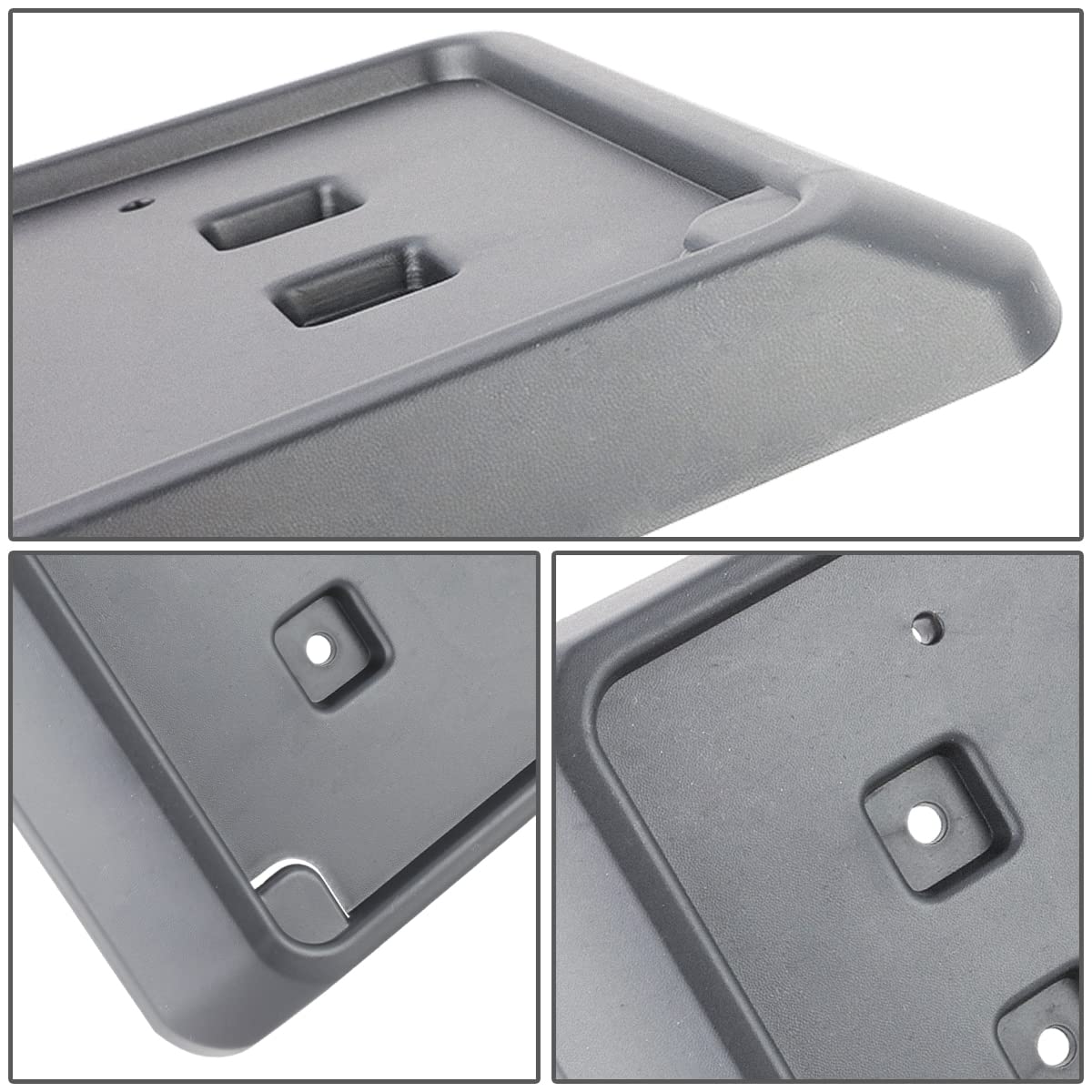 DNA MOTORING Front License Plate Bracket - Compatible With 2013-2018 Jeep Wrangler, CH1068139 - View #3