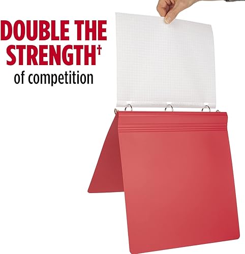 Miniatura 3 de Five Star Papel de hojas sueltas, paquete de 6, 3 agujeros perforados, papel de relleno reforzado, papel rayado gráfico, 11 x 8-12 pulgadas, 100