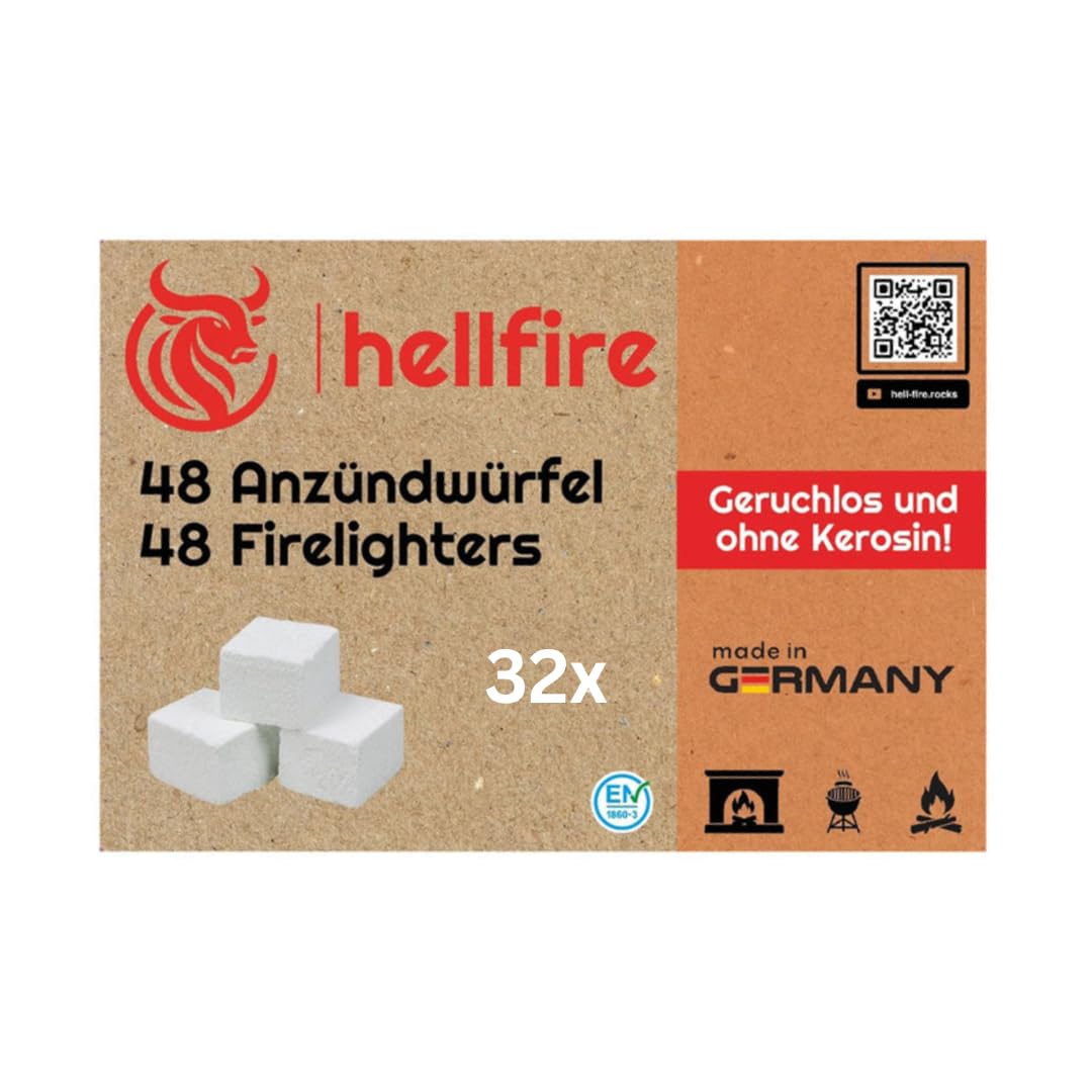 Allume-feu efficace contre les braises difficiles - Lot 1536 cubes